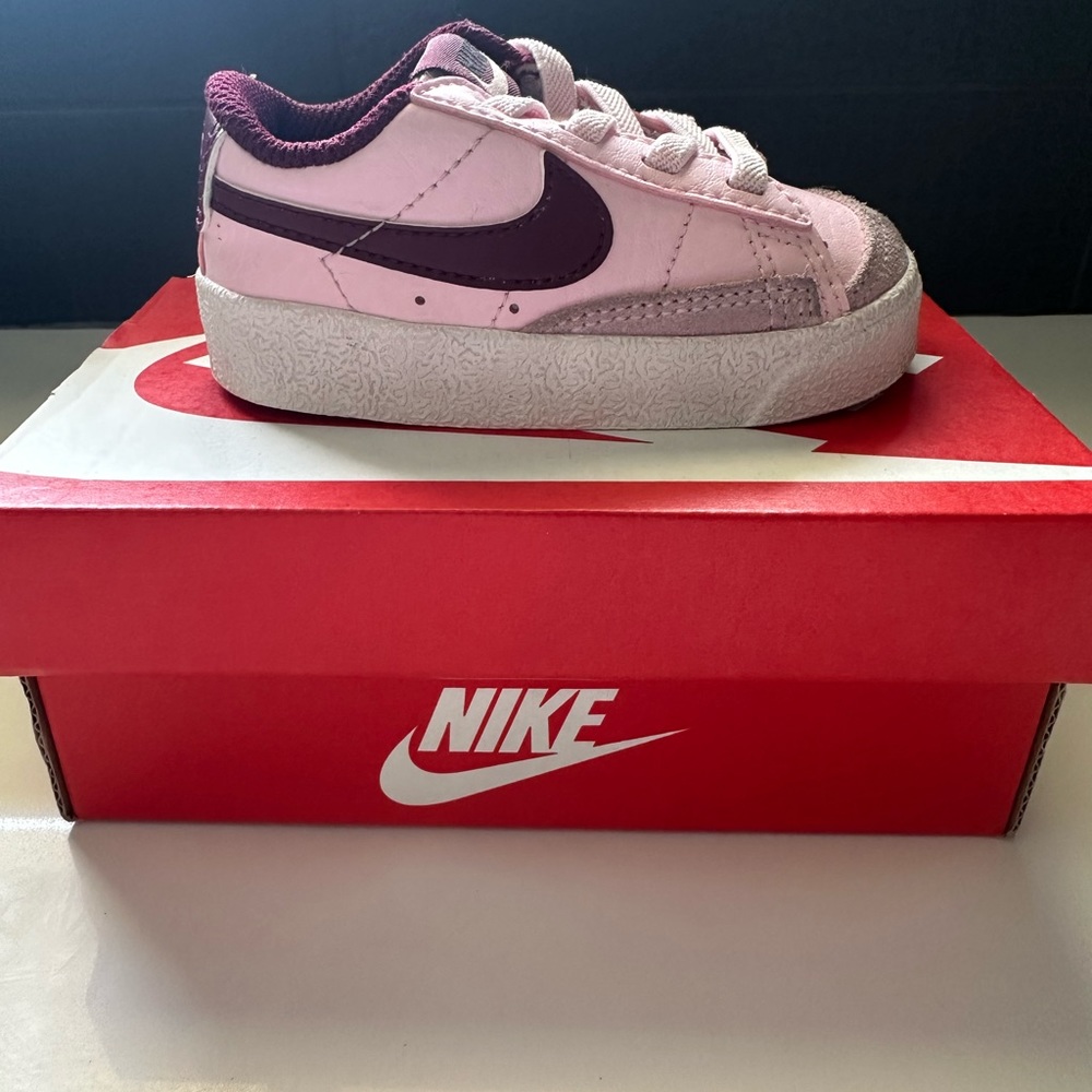 Toddler Nike Blazer Low ‘77 in Pink Foam/Dark Beetroot